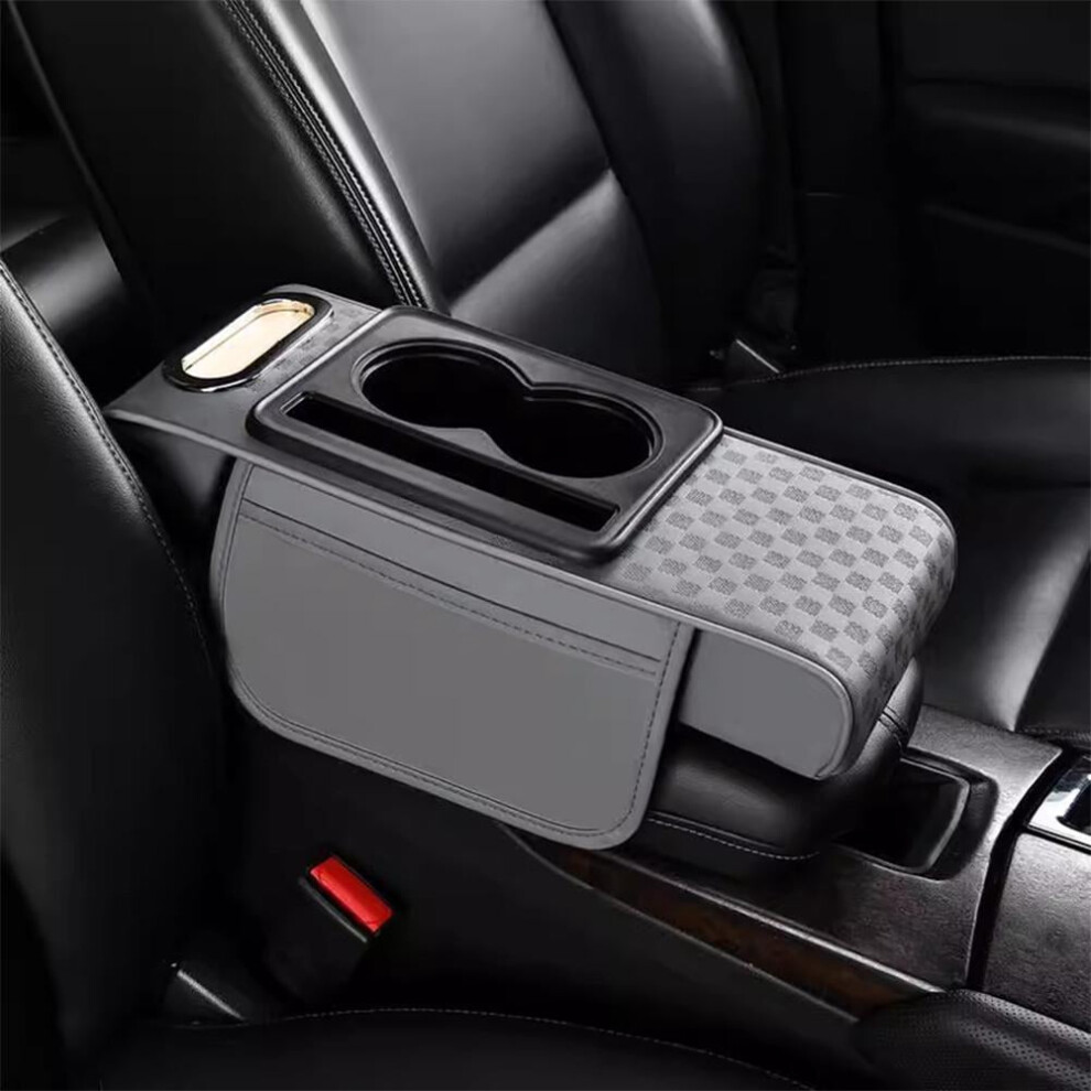 Auto Center Console Armrest Pillow With Cup Holder And 9558830534819