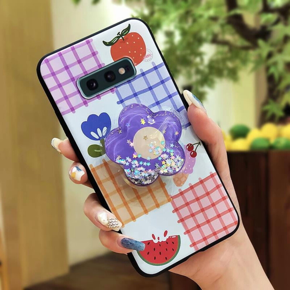 Samsung Galaxy S10e Tpu Quicksand Phone Case With Rotatable 9180435644961
