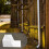 White aluminum splash block for downspout 1 piece 6