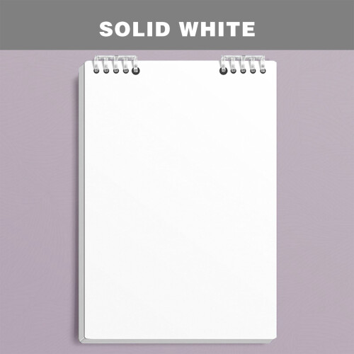 A5 Notebook Small 5.5 x 8.22 Inch 60 Pages Thick Paper White 2