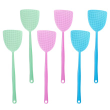Fly Swatter Plastic Flexible Long Handle 6 Pack
