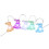 9.8FT Easter Rabbits Shaped Copper Lamp String, LED String Lights for Easter Holiday Decoration, Colorful Festive Light Ornament, Multicolor 1