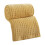 Yellow Waffle Jacquard Blanket 70 x 100 cm Lightweight Soft 1