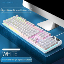 Gaming Keyboard Wired Mechanical Feel 104 Keys