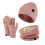 Wintermütze, Schal, Handschuhe, 3-teiliges Set, fleecegefüttert, rosa 1