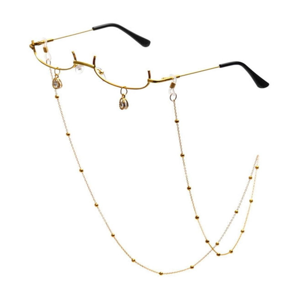Half-frame metal eyeglasses for men and women