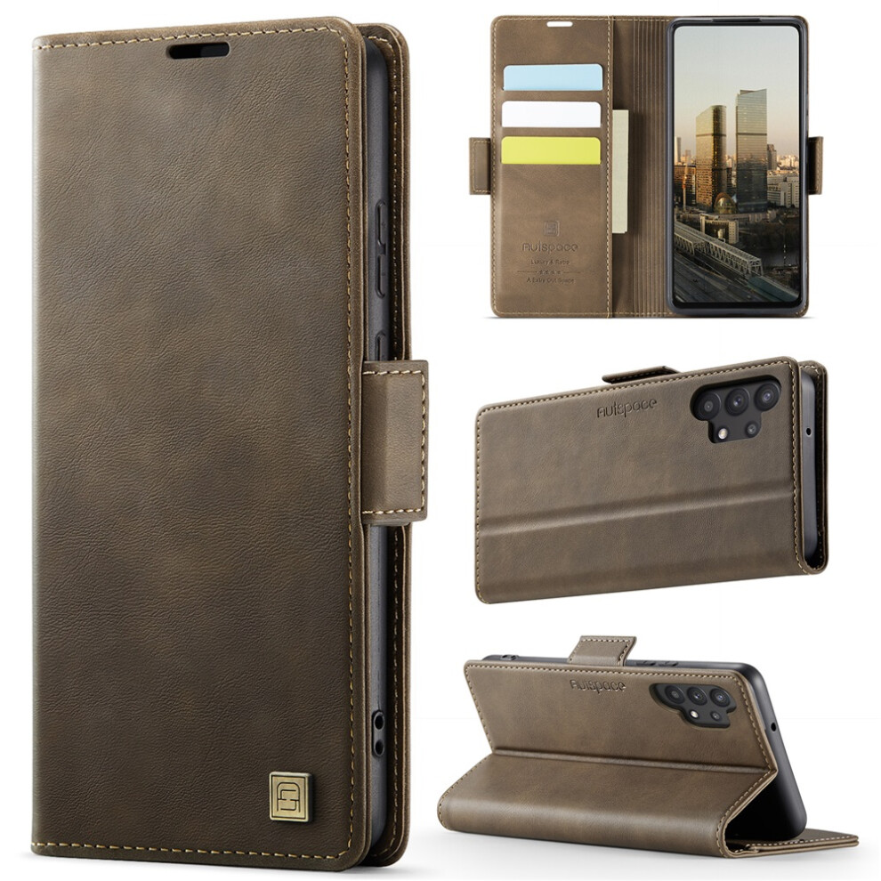 Autspace Magnetic Wallet Phone Case For Samsung Galaxy A32 9087558889487