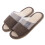 Men's Memory Foam Indoor Slippers Coffee 4