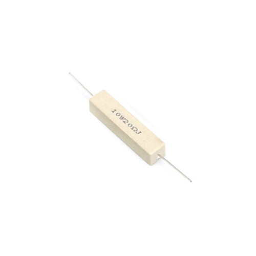 Cement Resistor 10W 5% 10PCS 0.1R to 10K Ohm 2