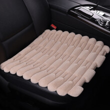 Cuscino per sedile auto in pile con supporto lombare, ispessito, singolo