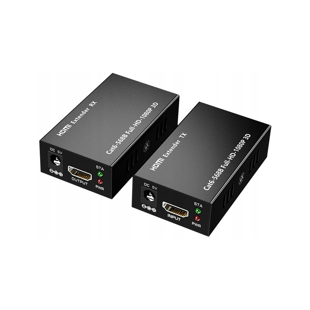 Hdmi Extender Rj45 To Hdmi 60M Signal Amplifier 9087558889876
