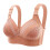 Women's Jacquard Wireless Bra Full Coverage Lift Support 1