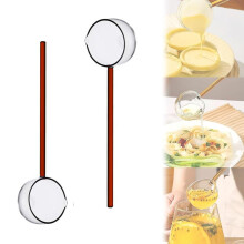 Glass Ladle Heat Resistant Round Long Handle 2 pcs