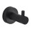 No-Drill Shower Hook Matte Black 1 Pack 1
