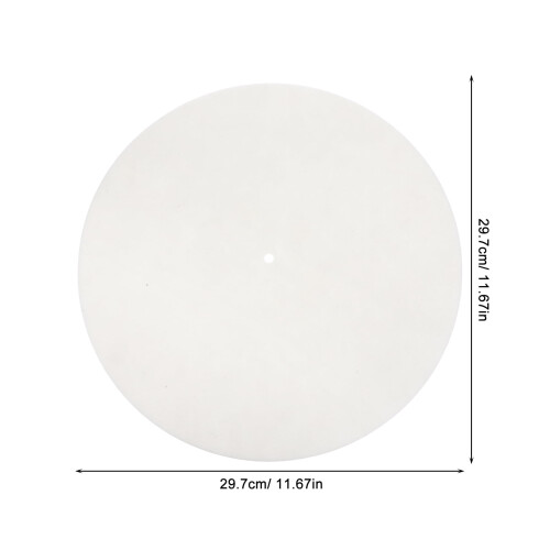 Felt Record Player Mat Beige 12-inch 1