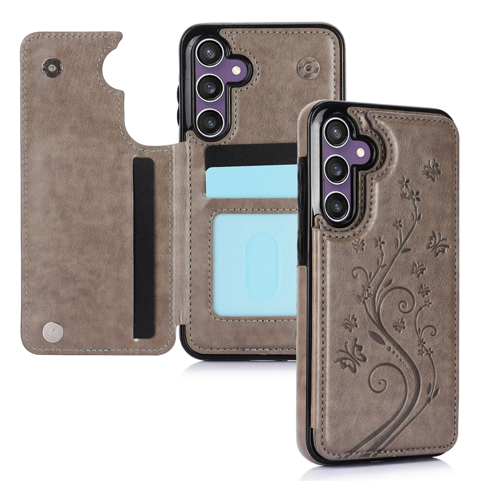 Flower Magnetic Flip Wallet Case For Samsung Galaxy A15 5G 9087558902438