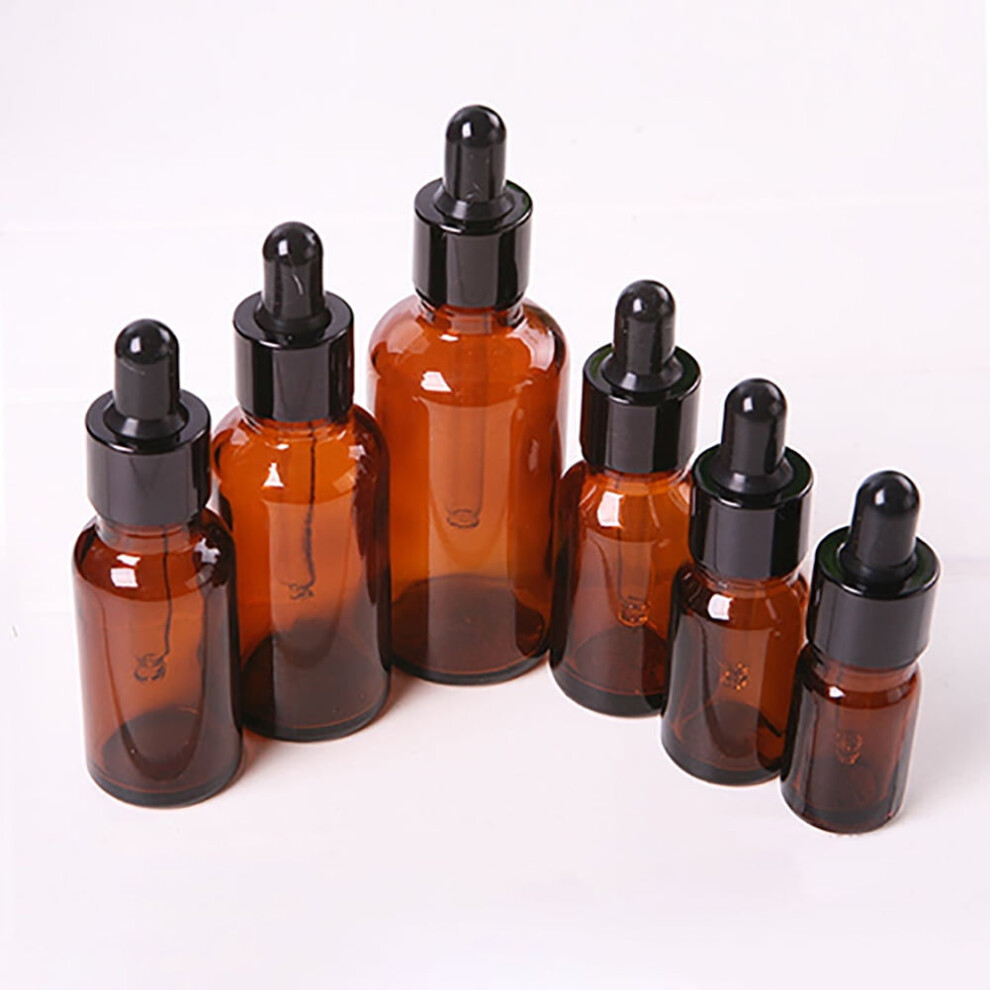 Mini amber glass pipette bottle 5ml to 100ml
