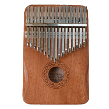 Thumb Piano 17 Keys Mahogany Wood for Kids