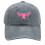Baseball Cap Breast Cancer Awareness Vintage Washed Grey 1