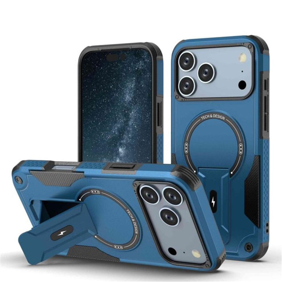 Iphone 17 Pro 6.3 Inch Case Magsafe Shockproof Tpu Blue 9087558891091