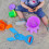 Plastic Lobster Digger Set Assorted Colors 2 Pieces 8