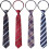 Boys' Pre-Tied Necktie Adjustable Strap 4 Pcs 1