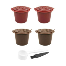 Refillable Coffee Filter Capsules for Nespresso 4 Pcs