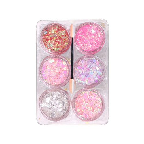 Eye Stickers Glitter Waterproof 6 Colors