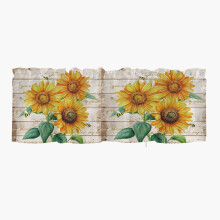 A-546 D Window Valance Cottage Sunflower Pattern 18x54