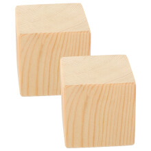 Rehausses de meubles en bois beige (2 pièces)