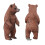 Bear Animal Figurines Educational Toy Brown 1