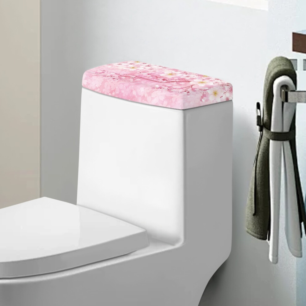Cherry Blossom Toilet Tank Cover Universal Machine Washable 9087558893910