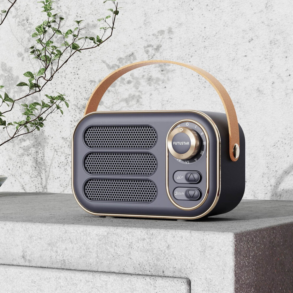 Portable Bluetooth Speaker With Fm Radio Tf Card Aux Input 9087558904135