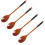 Wooden Spoons Tableware Set 4 Pieces 9.3 x 1.6 Inches 7