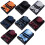 Men's Tie Lapel Set Red Black Gold Blue 1pc 1