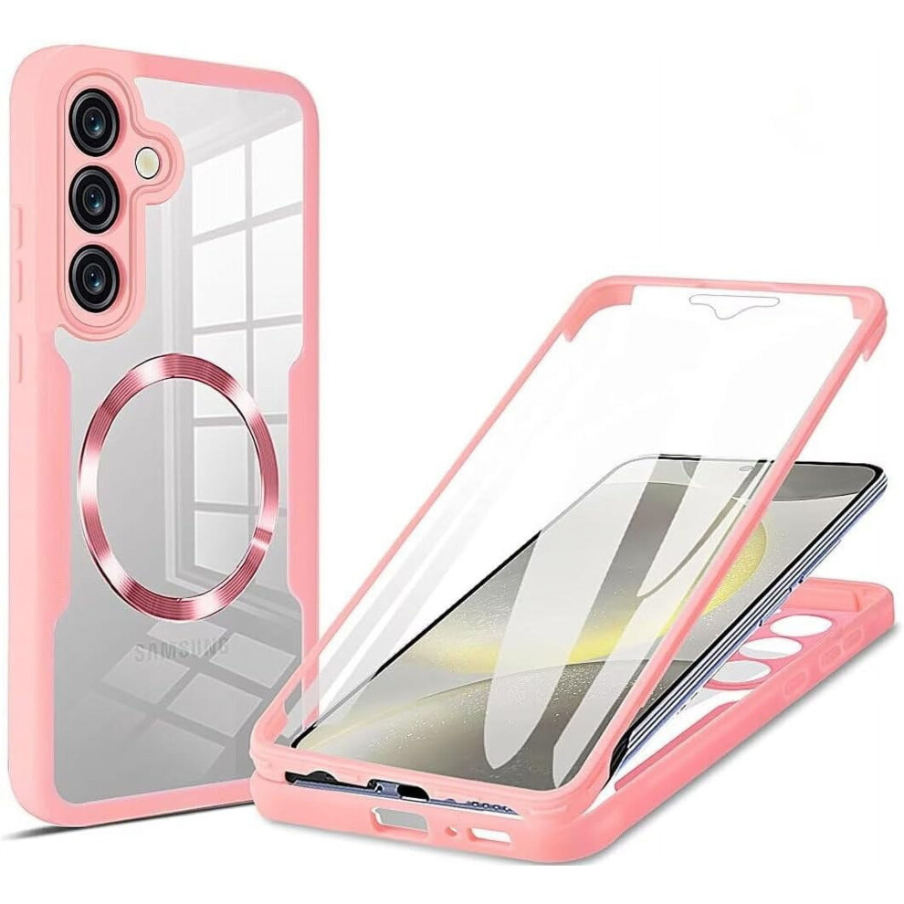 Galaxy S22 Plus Rugged Clear Hybrid Case With Built-In 9558830553513