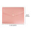 Plastic Felt A4 File Folder with 6 Compartments Pink 2