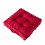 Coussin de sol en velours rouge 40 cm 1