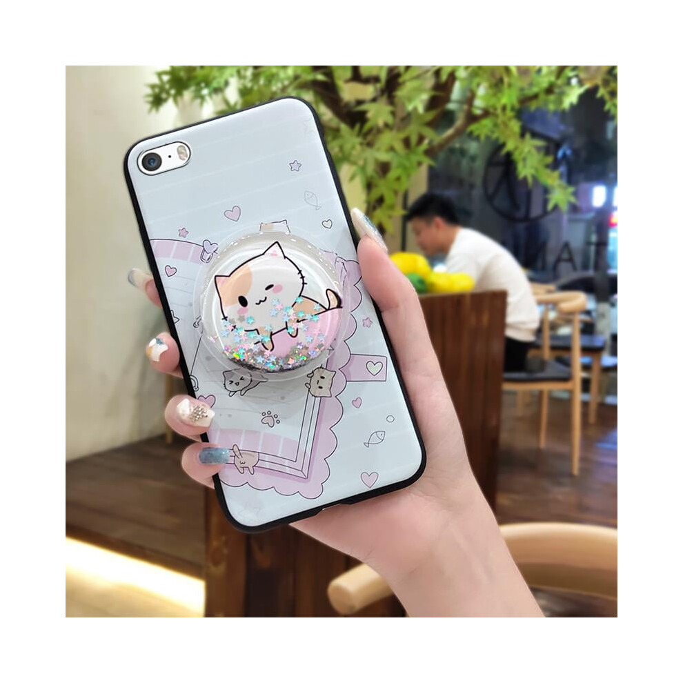 Tpu Phone Case For Iphone 5/5S/Se With Quicksand Design, 9023022331496