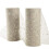 Glitter sequin deco mesh tulle fabric roll tan 6 inch 25 1