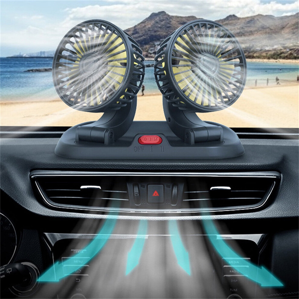 Car Fan 360 Adjustable Air-Vent Brushless Motor Low-Noise 9023022314550