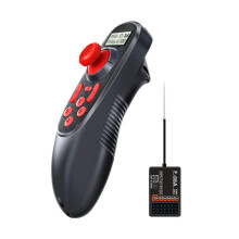 RC Boat Transmitter Receiver with LCD Screen and
