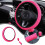 Steering Wheel Cover Set Microfiber Ice Silk 3-Pc 1