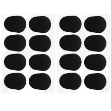 Saxophone Mouthpiece Patches 0.8mm Black 16 Pack