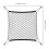 Elastisk bagagerumsnet 70x70cm nylonopbevaringsnet med 3