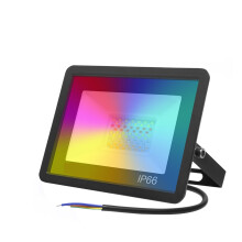 Tuya Smart LED Floodlight IP66 APP Control RGB Spotlight 30W 50W 100W Outdoor Led Flood Light For Outdoor Decoration,Brings Out Natural Colors