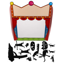 Kids Puppet Theater Kit Shadow Puppets 1 Set