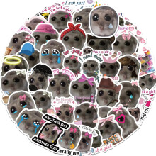 SaHamster Stickers for Kids and Teens Hamster Lover Theme