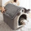 Foldable Cat Bed with Removable Cushion 1 Pack 1