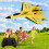 RC Fighter Plane with Lights 2.4GHz Foam Glider 1